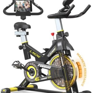 Indoor Fiets met Aandrijfriem en LCD Display - Hometrainer voor Cardio Training (9101035392540)