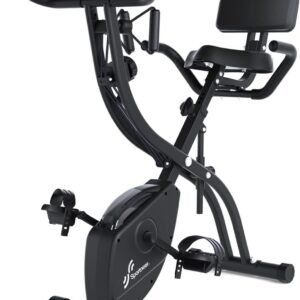 Inklapbare 4-in-1 Ergometer Hometrainer met 16 Weerstandsniveaus en LCD-Display (6152149612645)