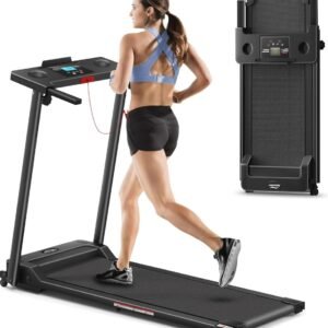 Inklapbare Elektrische Loopband voor Thuis | Compact & Stil | LED-display en Schokdemping (6152654542598)