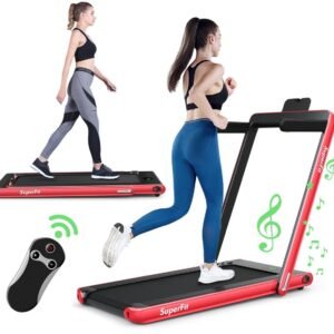Loopband Inklapbaar - 1-12km/u - Walking Pad - Loopbanden - Elektrisch - Wandelband - Fitness - Gymstick - Electrisch - Home - Trainer - Treadmill - Opvouwbaar - Voor Thuis - Platte - Mini - Bureau (8721399410615)