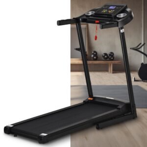 Loopband Inklapbaar - 1-12km/u - Wandelband - Walking Pad - Opvouwbare Loopband - Walkingpad - Treadmill - Zwart (8721392017637)