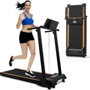 Loopband Inklapbaar - Loopbanden Voor Thuis - Opvouwbare Loopband Voor Thuis - Walking Pad Treadmill - Inklapbare Wandelband - Opvouwbaar En Stil - Vering En Demping - Fitness - Dunne En Lichteloopband Voor Thuis - Geen Montage Vereist (9509434895813)