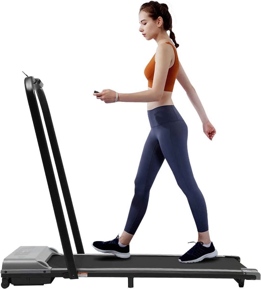 Loopband Inklapbaar - Loopbanden Voor Thuis - Opvouwbare Loopband Voor Thuis - Walking Pad Treadmill - Inklapbare Wandelband - Opvouwbaar En Stil - Vering En Demping - Fitness - Dunne En Lichteloopband Voor Thuis - Geen Montage Vereist (9506362533534)