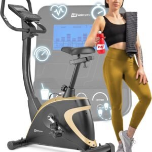 Magnetische Hometrainer met 12 Programma's en 16 Weerstandsniveaus - Fitnessfiets tot 150 kg (9101093383016)