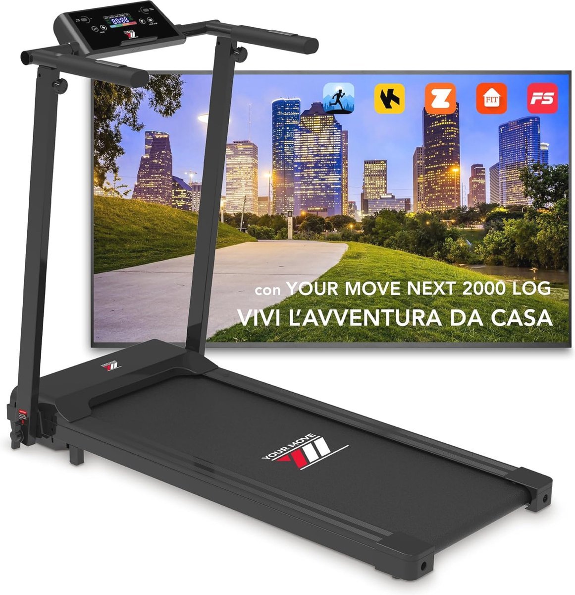 Opvouwbare Elektrische Loopband tot 12 km/u - Groot Oppervlak & Compact Ontwerp met Bluetooth (6152636593532)