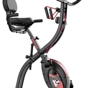 Opvouwbare Hometrainer met 8 Weerstandsniveaus en Armband - Geschikt voor Thuis Fitness (9101026569975)