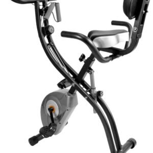 Opvouwbare Hometrainer met 8 Weerstandsniveaus en Hartslagsensor voor Thuistraining (9101108008835)