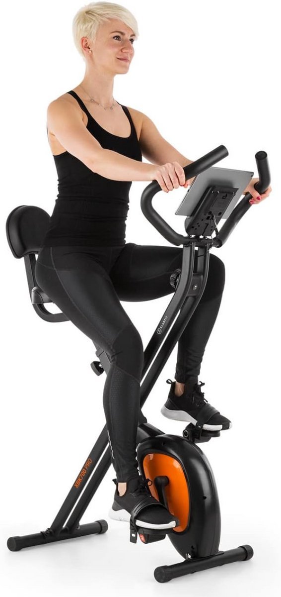 Opvouwbare Hometrainer met Vliegwiel en Weerstandsinstelling voor Thuis Fitheidstraining (9101026543180)