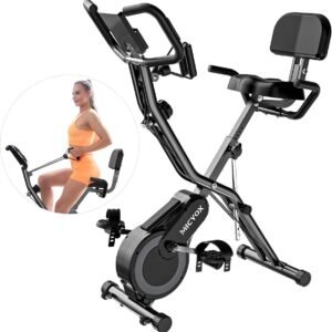 Opvouwbare magnetische hometrainer met groot zadel en 16 weerstandsniveaus (6152149586533)