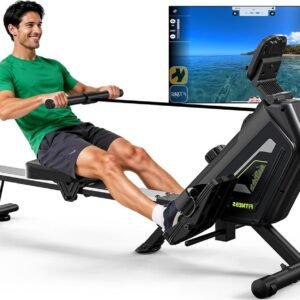 Roeimachine - Roeitrainer - Fitness Roeier - Magnetische Roeimachine - Home Trainer - 16 Weerstandsniveaus - Stil & Compact Ontwerp (8721391558513)