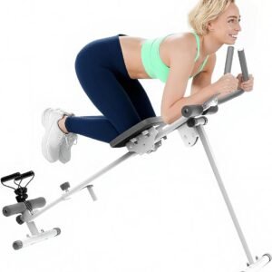Roeitrainer - Roeimachine - Leg Press - ABS Glider - Indoor Fitnessapparaat - 4-In-1 Multifunctioneel - Inklapbaar Design - Max. 120 kg Draagkracht (8721391558636)