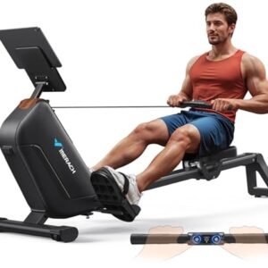 Stille Magnetische Roeitrainer met Verlengde Rails en Exclusieve App (6154000428495)