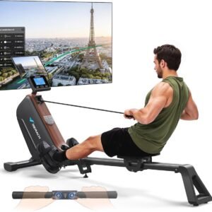 Stille Magnetische Roeitrainer met Verlengde Rails voor Verbeterde Bewegingsvrijheid (9101022511824)