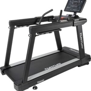 Tunturi Platinum T30 - Core Treadmill - Loopband - Hardloopband met 52 trainingsprogramma's - 01, - 20 km/u - Buikspiertrainer - 3 bedieningspanelen - revalidatie (8717842035238)