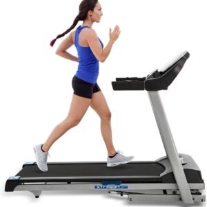 Xterra TRX3500 Inklapbare Loopband - fitnessapparaat voor thuis - thuis sporten, home gym, thuis fitness - inklapbaar - 17cm console, schokdempingssysteem, 33 programma's, transportwielen, built-in speaker, BlueTooth - incl. 1 gratis maand Kinomap (5404019908107)