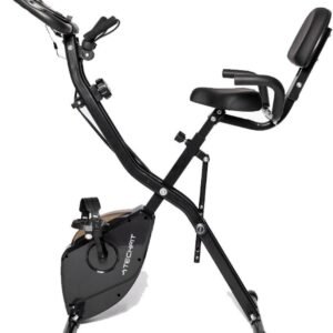 Inklapbare Hometrainer - Indoor Fiets - Thuis Trainen - 8 Weerstandsniveaus - 97x51x115 cm - Zwart (9101155179632)