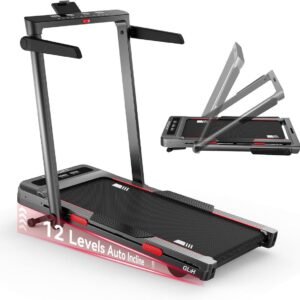 Loopband met Helling - Hometrainer - Cardio Training - Elektrische Helling tot 12% - Opvouwbaar 157mm (9101174042870)