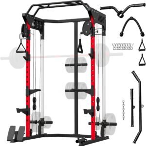 SPORTNOW Power Tower - Staal - 168 x 128 x 215 cm - Zwart (3662970329054)