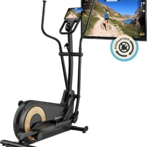 Skandika crosstrainer Carbon P24-RG - Elliptische trainer stil zonder stroom met generator, 16 weerstandsniveaus, tot 150 kg, computer gestuurd, elektronische weerstand, elliptische crosstrainer voor thuis (4262450461060)