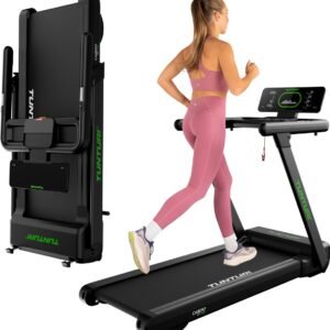 Tunturi Cardio Fit T60 Loopband - Hardloopband met bluetooth - Wandelband - 44 programma's - Inklapbaar - Walking pad - Compact - 0,8 tot 18,0 km/u - EU veiligheid gecertificeerd - Incl Gratis app (8717842035436)