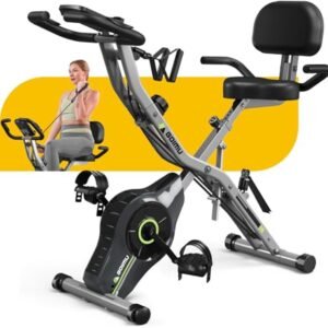 5-in-1 opvouwbare hometrainer voor senioren - verstelbare magnetische weerstand en comfortabele rugleuning (6154043880885)