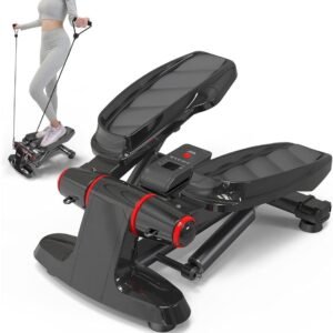 ApexArte® Stepper Fitness - Hometrainer - Crosstrainer Mini - Zwart (6152745983941)
