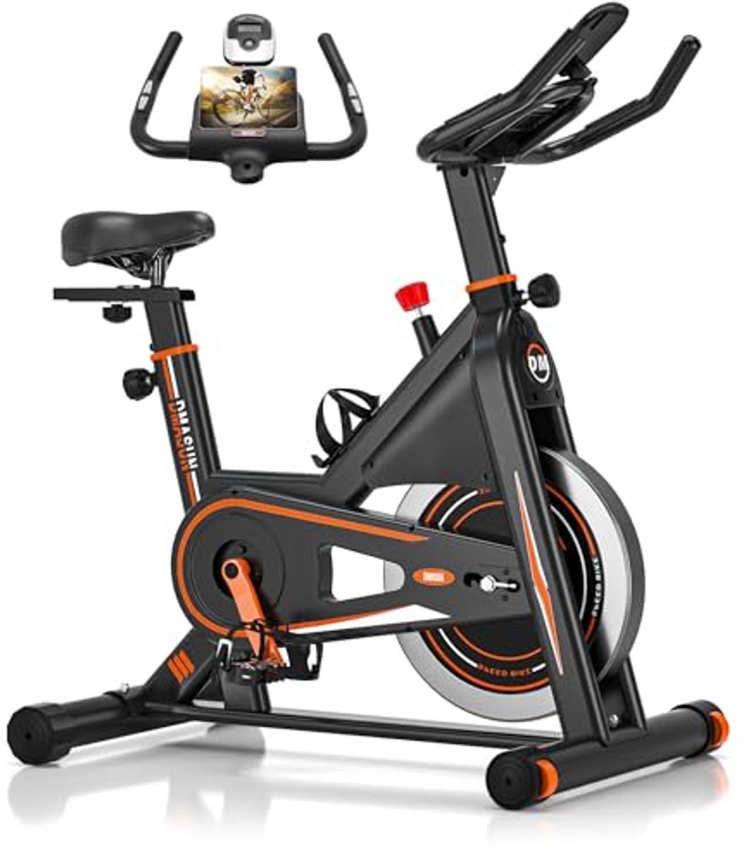 Hometrainer met Magnetische Weerstand en LCD-Monitor - Fitnessfiets voor Cardiotraining tot 160 kg (6154456055078)