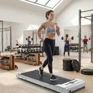 Loopband Onder Bureau 2-in-1 - Compacte Wandelband & Treadmill met App en Afstandsbediening - 1-9 km/u - Stil & Ruimtebesparend - Designbest (9506869495793)
