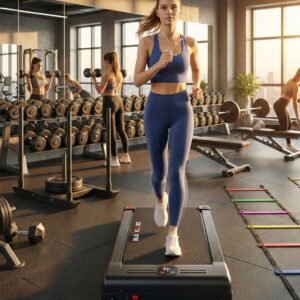 Loopband Walking Pad 2.2 PK - Compact & Stil Onder Bureau - 1-9 km/u - Bluetooth App - LED Display - Opvouwbaar - Thuis & Kantoor - Designbest (9502522767320)