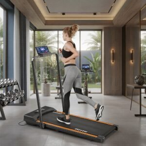 Loopband voor Thuis & Bureau - 2-in-1 Inklapbare Walking Pad Elektrisch tot 10 km/u - Onder Bureau Loopband met Afstandsbediening & LED-Display - Compact, Stil & Ruimtebesparend - Designbest (9509491155431)