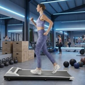 Loopband voor Thuis & Kantoor - Walking Pad 1-8 km/u - Elektrische Onder-Bureau Loopband - Compact & Opvouwbaar - Tot 100 kg - Stil & Energiezuinig - Designbest (9503938739123)