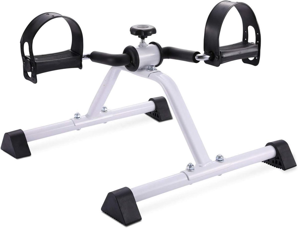 Mini Hometrainer - Voetpedaal Fietsmachine - Zittend Trainen - Onder Bureau Model - 1 Stuk - Zwart (9101205431734)