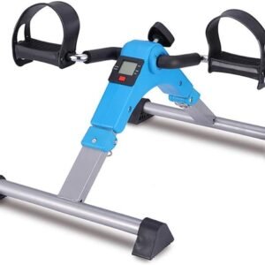 Opvouwbare Hometrainer - Pedaal Trainer - Thuis Fitness - Compact Ontwerp - 41x19x32 cm - Blauw (9101166904674)