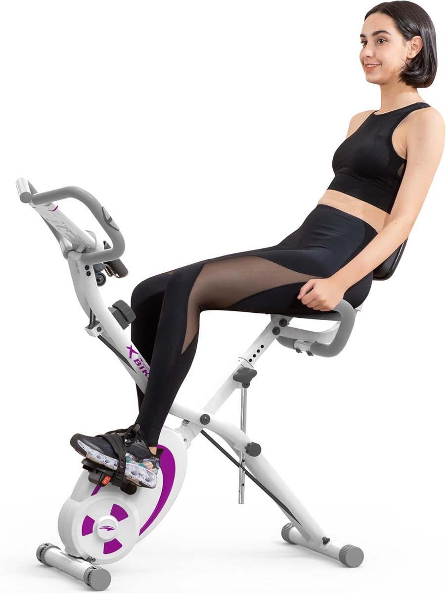 Opvouwbare Hometrainer met Armweerstandsbanden en LCD-monitor (8721316478841)