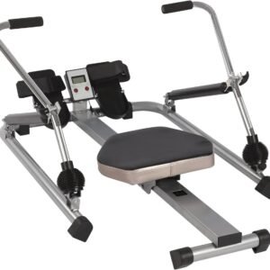 Opvouwbare Roeitrainer - Dubbele Arm Machine - Full Body Workout - 360 Graden Beweging - 130 x 115 cm - Zwart (9101155761271)