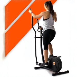 RONN® Crosstrainer - Crosstrainer Fitness - Hometrainer - Zwart - 98cm x 58cm x 152cm (6155945571529)