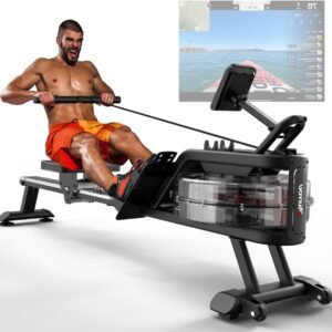 Thuys - Roeitrainer Inklapbaar - Roeimachine - 160 Kg gewichtscapiciteit - Magnetische Roeiapparaat Fitness - 6 Weerstandniveaus - LCD Monitor (8721322403639)