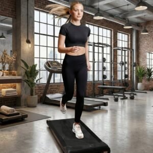 Treadmill 2-in-1 Compact Wandelpad en Loopband voor Thuis en Kantoor - 1-8,5 km/u, Stil, Digitale Weergave, App-Besturing - Designbest (9503918452288)
