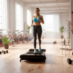 Treadmill 3-in-1 inklapbaar met helling 12%, 6 km/u, stille loopband voor thuis en kantoor, draagbaar met afstandsbediening en LED-display - Altameubel (9509741292220)