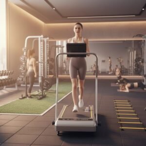 Treadmill Inklapbaar met Helling 140kg - Walkingpad met Handvat & LED-Display - Stil 0.8-8 km/u - Loopband voor Thuis & Kantoor - Met Afstandsbediening & App - 3-Traps Incline - Altameubel (9507838664448)