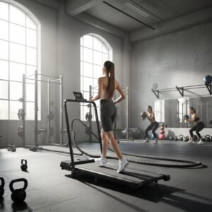 Treadmill Loopband voor Thuis - Inklapbare Walking Pad 1-8 km/u, Schokabsorberend, LCD-Display, Compact & Lichtgewicht - Thuis en Kantoor - FitWalk 2500 Altameubel (9501649989585)