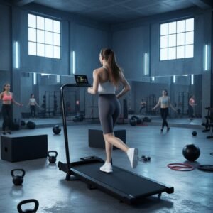 Treadmill Walking Pad met Helling & Afstandsbediening - 8 km/u Loopband voor Thuis & Kantoor - Inklapbaar Looppad tot 120 kg - Compact, Stil & Schokabsorberend - LED-Display - Altameubel (9504925763145)