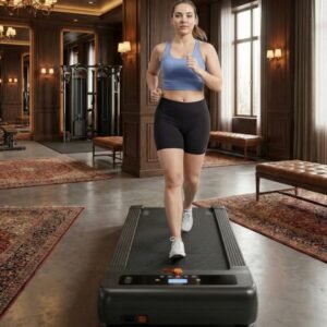 Walking Pad met Automatische Helling 12% - Stille Loopband tot 180 kg - Bureau Loopband voor Thuis & Kantoor - Compact & Extra Breed Loopvlak - Designbest (9508883857625)