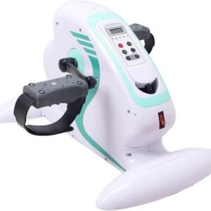 Elektrische Hometrainer - Mini Fietstrainer - Revalidatie Oefenen - Verstelbare Weerstand - 49x49x28CM - Wit (9101223575236)