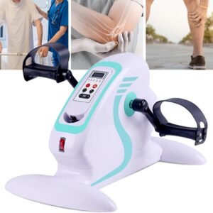 Elektrische Hometrainer - Pedaal Trainer - Been Arm Training - 12 Snelheidsniveaus - 48x30x28.5 cm - Zwart (9101248279898)