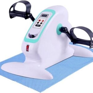 Elektrische Pedaal Hometrainer - Mini Oefenfiets - Actieve Revalidatie - Automatische Stoppen Bij Krampen - 49x28x30 cm - Zwart (9101248964916)