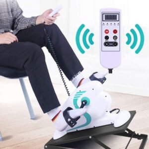 Elektrische Pedalen Trainer - Hometrainer Beenmachine - Revalidatie Training - Verstelbare Snelheid - 48x38x29 cm - Wit (9101225561183)