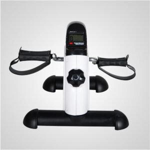 Fiets Hometrainer - Mini Hometrainer - Thuisconditie Opbouwen - Verstelbare Weerstand - 40 x 39 cm - Zwart (9101252730255)