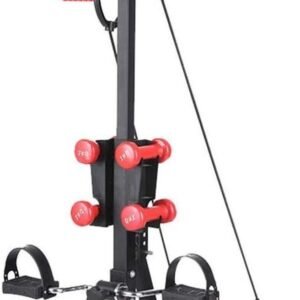 Fitness Fiets - Hometrainer Trap - Spierversterking Thuis - 2-in-1 Arm Been - 57x40x100 cm - Zwart (9101252792598)