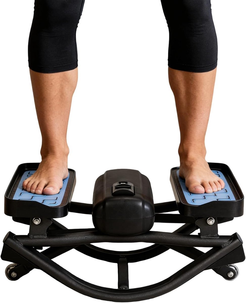 Fitness Stepper - Hometrainer Mini Stepper - Thuis trainen - Zijschommel Beweging - 8.5 kg - Niet gespecificeerd (9101165272132)